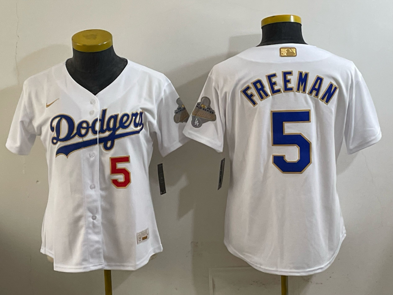 youth Los Angeles Dodgers #5 Freeman white Game 2026 Nike MLB Jersey 4010001